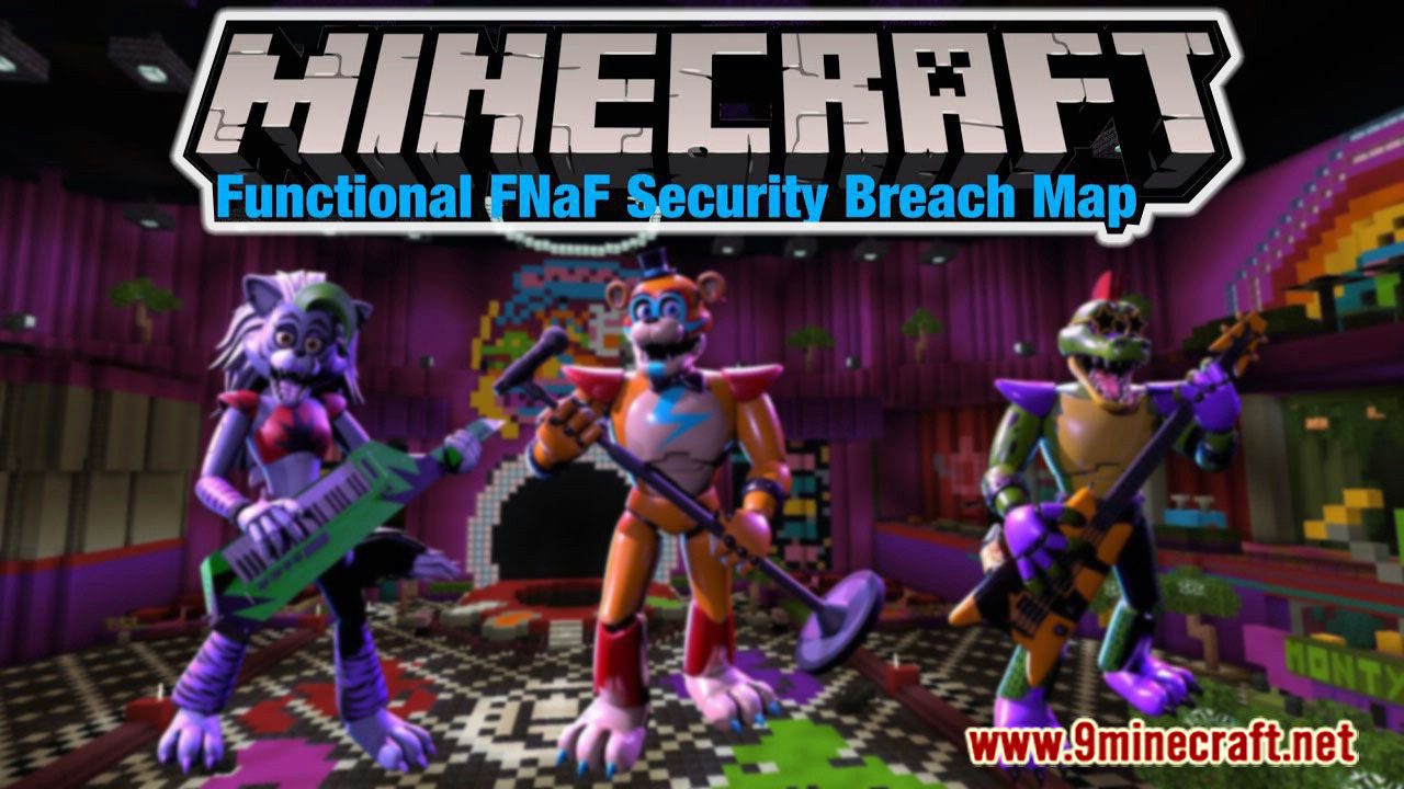Functional FNaF Security Breach Map (1.19, 1.18) - MCPE/Bedrock
